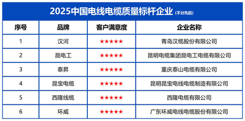 2025中國電線電纜質量標桿企業 重慶技術服務助力質量強國建設，引領行業高質量轉型